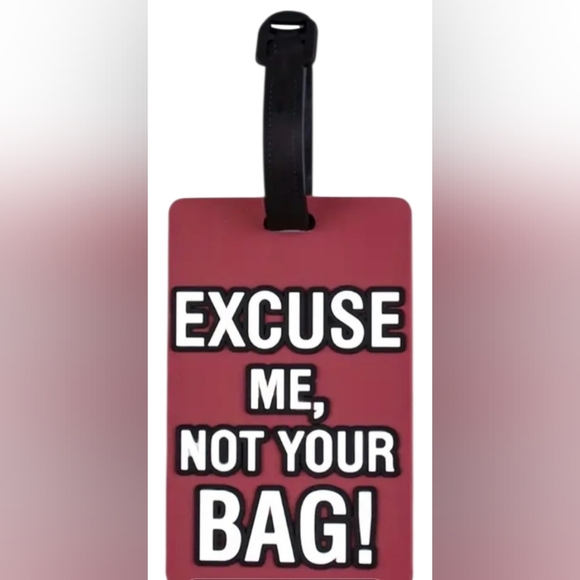 Luggage Tags 5 Pcs Mixed Tags "Put It Back, It's Mine! New - Picture 6 of 7